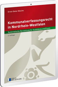 Abbildung von: Kommunalverfassungsrecht in Nordrhein-Westfalen - Digital - Verlag Reckinger