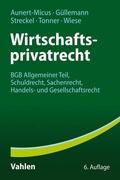 Bild: Wirtschaftsprivatrecht - Vahlen