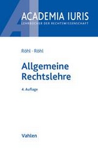 Enlarge image Cover: Allgemeine Rechtslehre - Vahlen