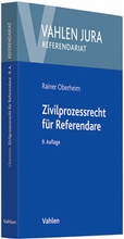 Abbildung von: Zivilprozessrecht für Referendare - Vahlen