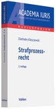 Cover: Strafprozessrecht - Vahlen