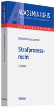 Cover: Strafprozessrecht - Vahlen