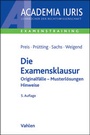 Cover: Die Examensklausur - Vahlen