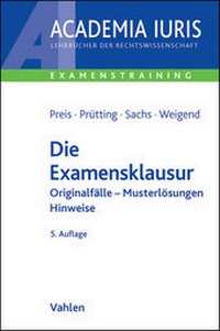 Enlarge image Cover: Die Examensklausur - Vahlen