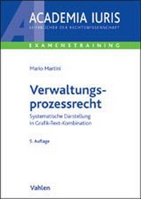 Abbildung von: Verwaltungsprozessrecht - Vahlen