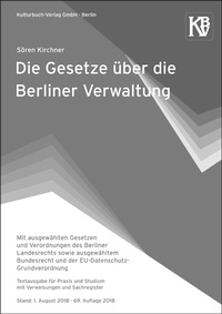 Abbildung von: Die Gesetze über die Berliner Verwaltung - Kulturbuch