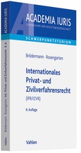 Cover: Internationales Privat- und Zivilverfahrensrecht (IPR/IZVR) - Vahlen