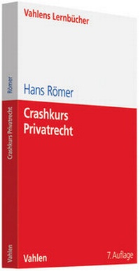 Bild: Crashkurs Privatrecht - Vahlen