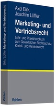 Cover: Marketing- und Vertriebsrecht - Vahlen