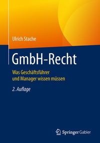 Enlarge image Cover: GmbH-Recht - Springer Gabler