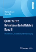Cover: Quantitative Betriebswirtschaftslehre Band II - Springer Gabler