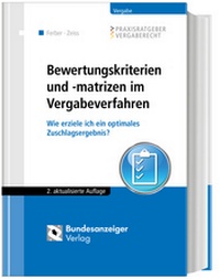 Abbildung von: Bewertungskriterien und -matrizen im Vergabeverfahren - Reguvis Fachmedien