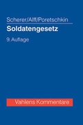Cover: Soldatengesetz - Vahlen