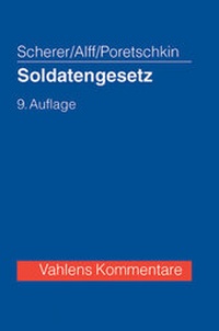 Enlarge image Cover: Soldatengesetz - Vahlen