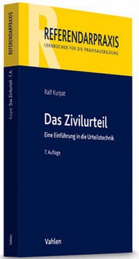 Enlarge image Cover: Das Zivilurteil - Vahlen
