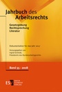 Bild: Jahrbuch des Arbeitsrechts 55 - Erich Schmidt Verlag