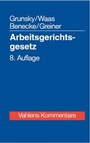 Cover: Arbeitsgerichtsgesetz: ArbGG - Vahlen