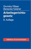 Cover: Arbeitsgerichtsgesetz: ArbGG - Vahlen