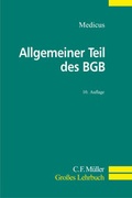 Bild: Allgemeiner Teil des BGB - C.F. M&uuml;ller