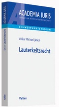 Cover: Lauterkeitsrecht - Vahlen