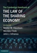 Cover: The Cambridge Handbook of the Law of the Sharing Economy - Cambridge University Press