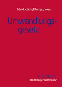Abbildung von: Umwandlungsgesetz - C.F. Müller