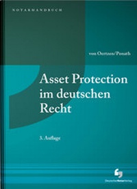 Enlarge image Cover: Asset Protection im deutschen Recht - Deutscher Notarverlag