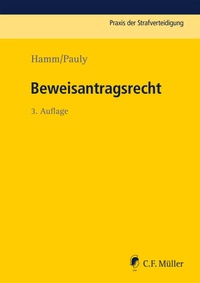 Abbildung von: Beweisantragsrecht - C.F. Müller