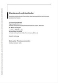 Cover: Standesamt und Ausl&auml;nder 49. Lieferung Juli 2018 - Standesamtswesen, Vlg