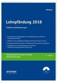 Abbildung von: Lohnpfändungstabellen 2018 - Luchterhand