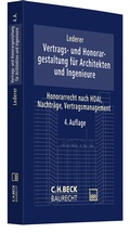 Cover: Vertrags- und Honorargestaltung bei Architekten- und Ingenieurleistungen - C.H.BECK