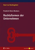 Cover: Rechtsformen der Unternehmen - C.F. M&uuml;ller