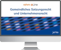 Bild: Gemeindliches Satzungsrecht und Unternehmensrecht online - Jehle