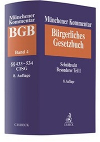 Abbildung von: Münchener Kommentar zum Bürgerlichen Gesetzbuch: BGB Band 4 - C.H.BECK