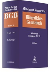 Abbildung von: Münchener Kommentar zum Bürgerlichen Gesetzbuch: BGB Band 6 - C.H.BECK