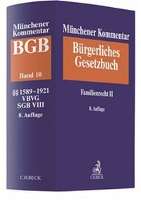 Bild vergrößern Bild: Münchener Kommentar zum Bürgerlichen Gesetzbuch: BGB Band 10 - C.H.BECK