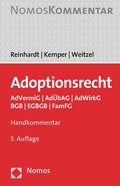 Cover: Adoptionsrecht - Nomos