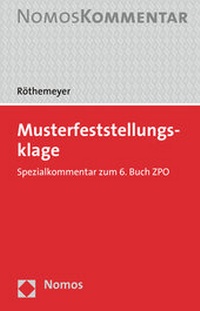 Abbildung von: Musterfeststellungsklage - Nomos