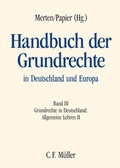 Cover: Handbuch der Grundrechte in Deutschland und Europa - Band III - C.F. M&uuml;ller