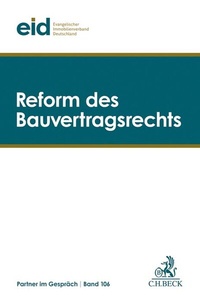 Abbildung von: Reform des Bauvertragsrechts - C.H.BECK