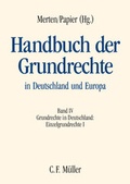 Cover: Handbuch der Grundrechte in Deutschland und Europa - Band IV - C.F. M&uuml;ller