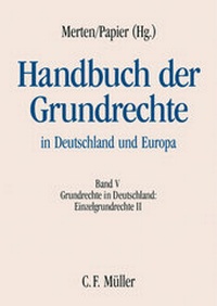 Bild: Handbuch der Grundrechte in Deutschland und Europa - Band V - C.F. Müller