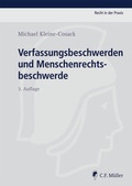 Cover: Verfassungsbeschwerden und Menschenrechtsbeschwerde - C.F. M&uuml;ller