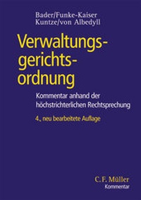 Abbildung von: Verwaltungsgerichtsordnung - C.F. Müller