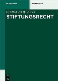 Bild: Stiftungsrecht - De Gruyter