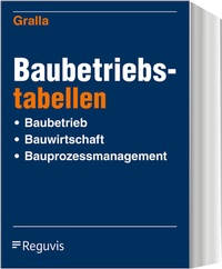 Abbildung von: Baubetriebstabellen - Reguvis Fachmedien