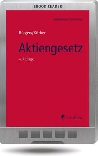 Abbildung von: Heidelberger Kommentar zum Aktiengesetz - C.F. Müller