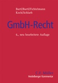 Cover: GmbH-Recht - C.F. M&uuml;ller