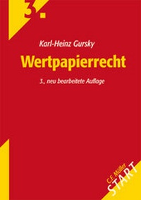Abbildung von: Wertpapierrecht - C.F. Müller