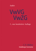 Cover: Verwaltungs-Vollstreckungsgesetz/ Verwaltungszustellungsgesetz - C.F. M&uuml;ller